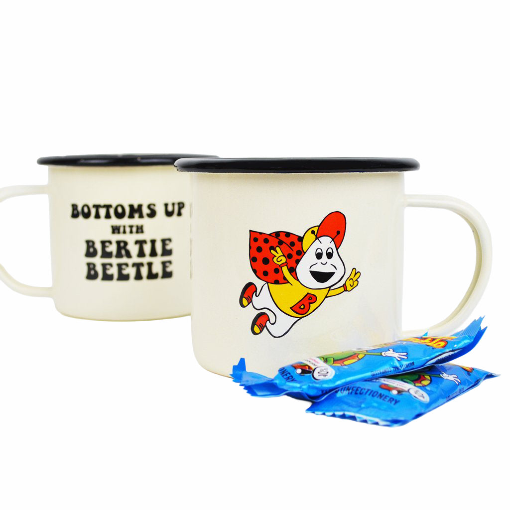 Bertie Beetle Retro Camping Mug Set