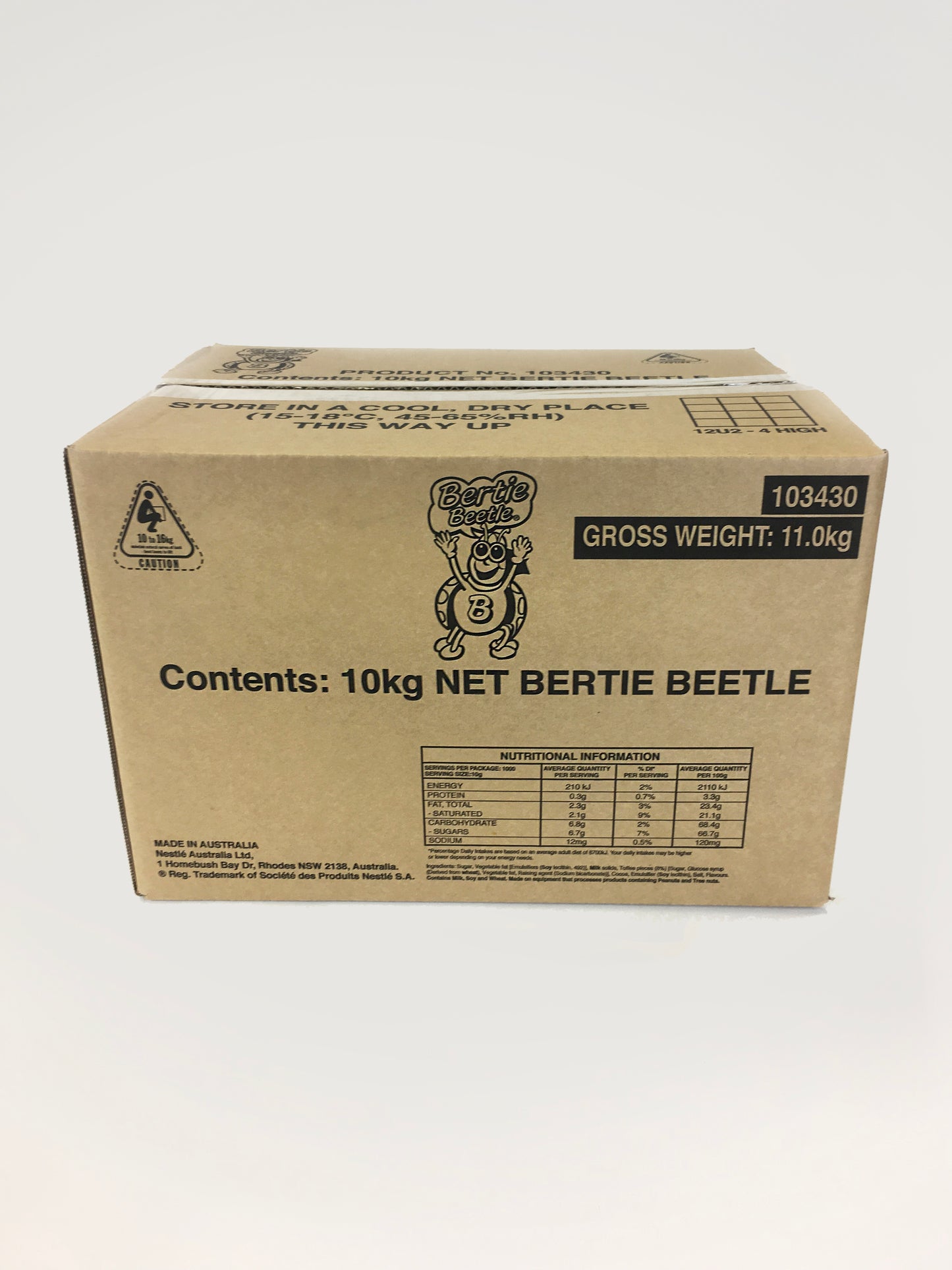 Bertie Beetle Carton 10KG | 980 units